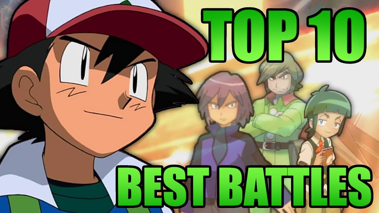 Top 10 Best Pokemon Anime Battles! (20th Anniversary Special)