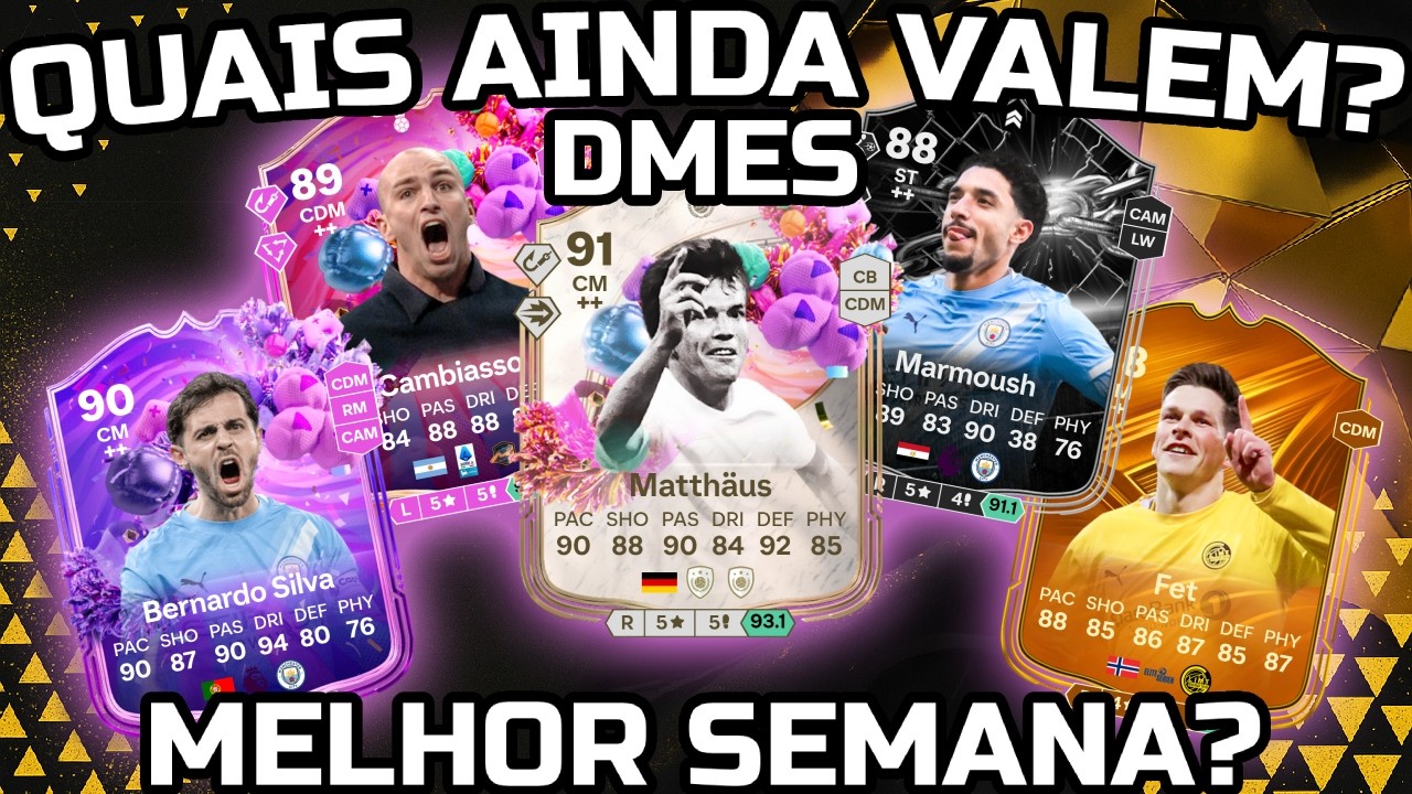 EA FC 26 - Quais DMEs ainda Valem a Pena Fazer? Matthaus,Van Persie, Timber, Cambiasso, De Jong UT