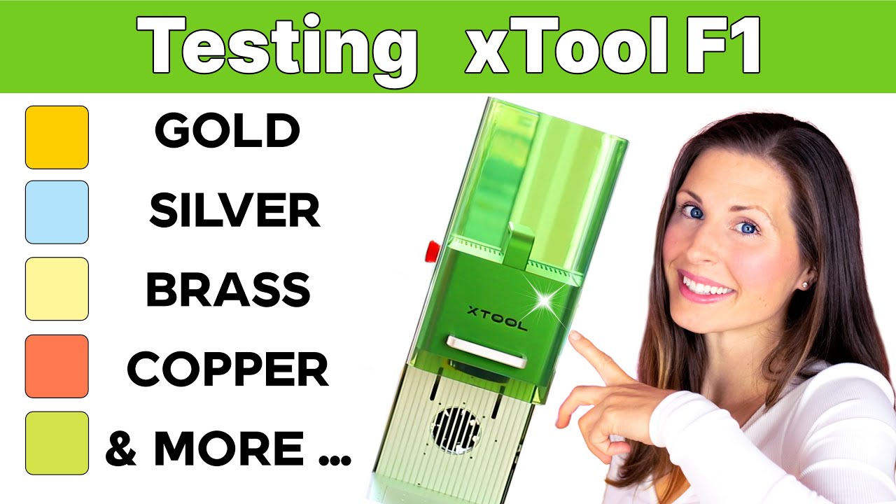 Testing Materials with xTool F1 Laser Machine (DIY Jewelry & Other Projects)