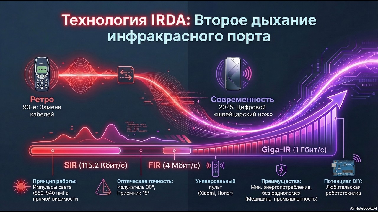 ТЕХНОЛОГИЯ IRDA  ОБЪЯСНЕНИЕ