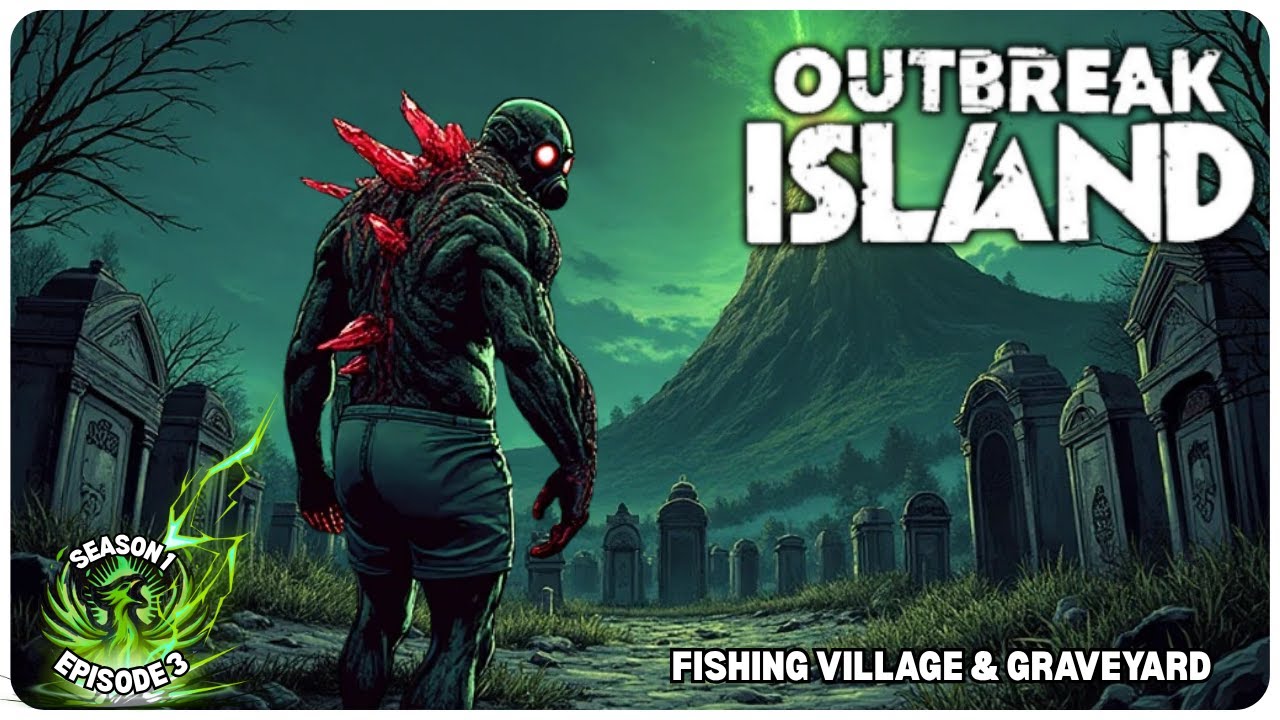 Outbreak Island S1E3 | Fishing Village & Graveyard | Survival Gameplay
