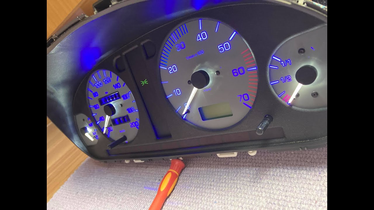 Backlight color change/Zmena farby podsvietenia | Skoda Felicia