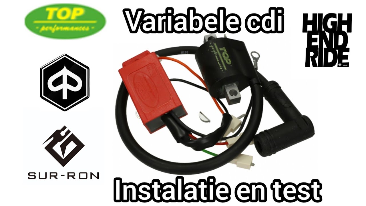 top performance CDI instal+TEST[ piaggio zip]