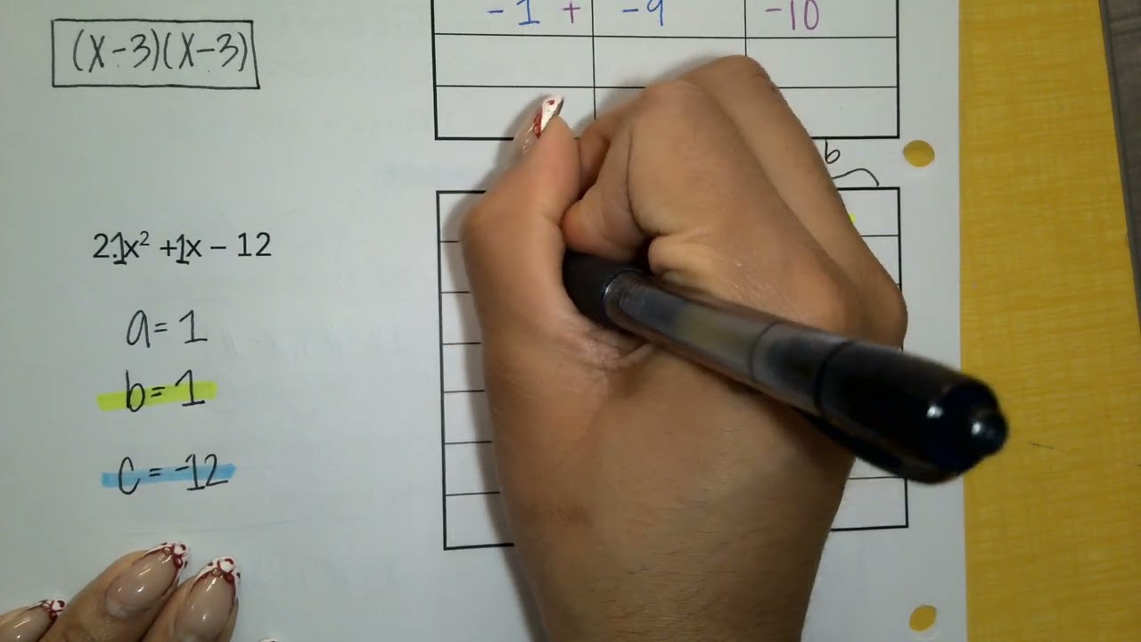 Lesson 31 - Factoring when a=1 (DAY 1)