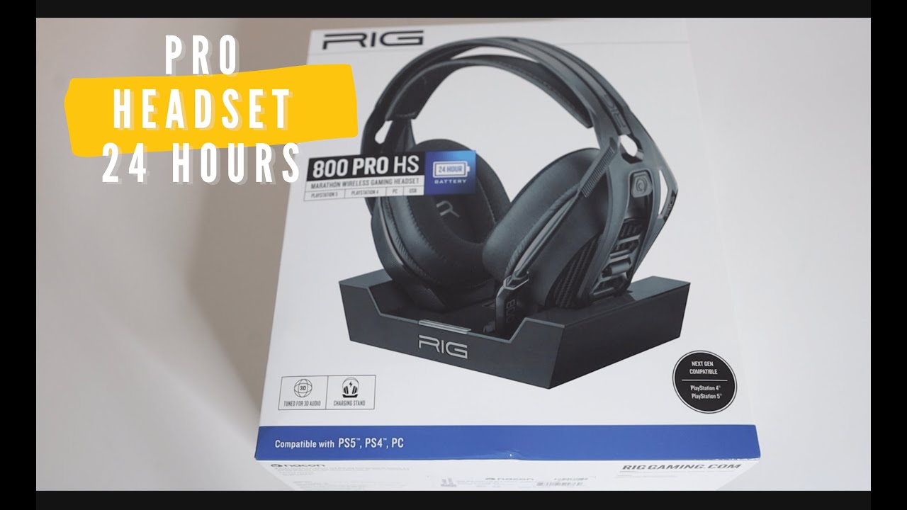 RIG 800 Pro HS | 24 HOURS Pro Gaming Headset | Unboxing Review
