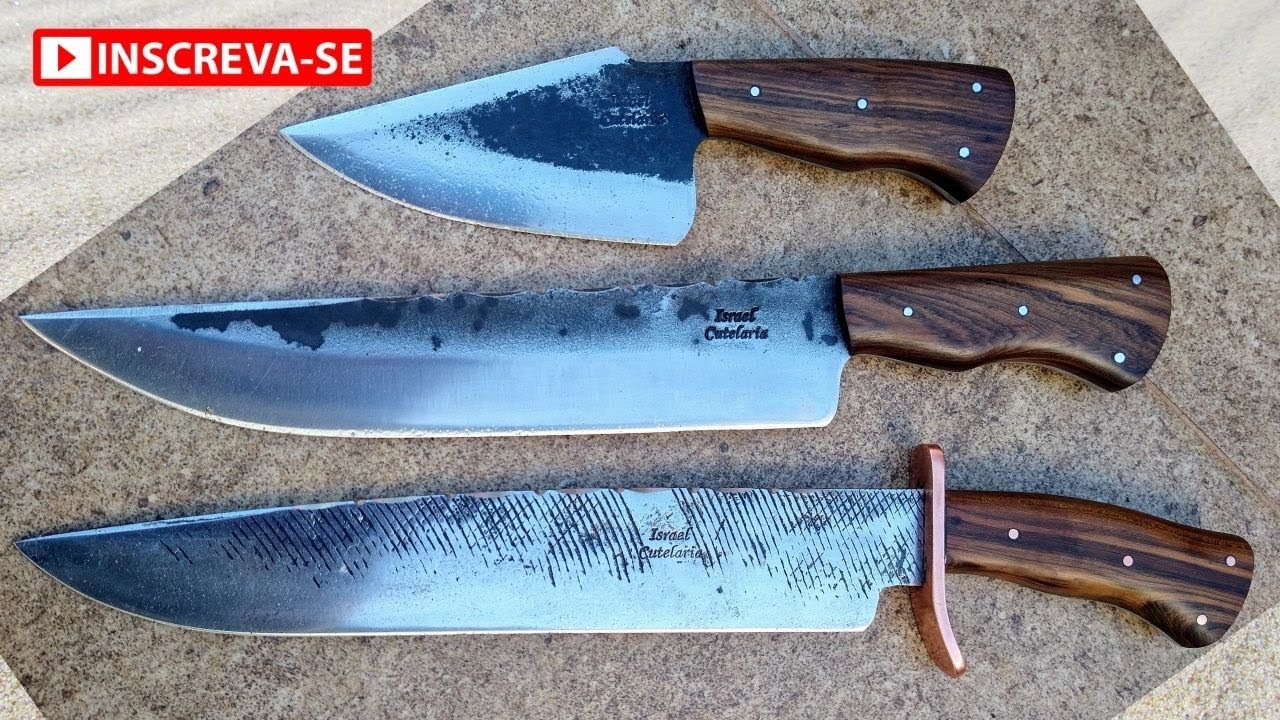 ✅ FAZENDO UMA FACA ARTESANAL DE FACÃO MOLA FUSCA KOMBI (NARRADO) #CUTELARIA #MOLA TRANSFORMEI