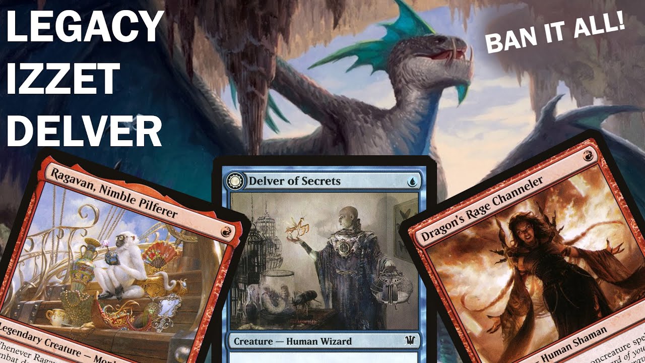 THE BEST DECK IN LEGACY! Izzet Ragavan Delver has people calling for bans. Izzet that good? MTG MH2