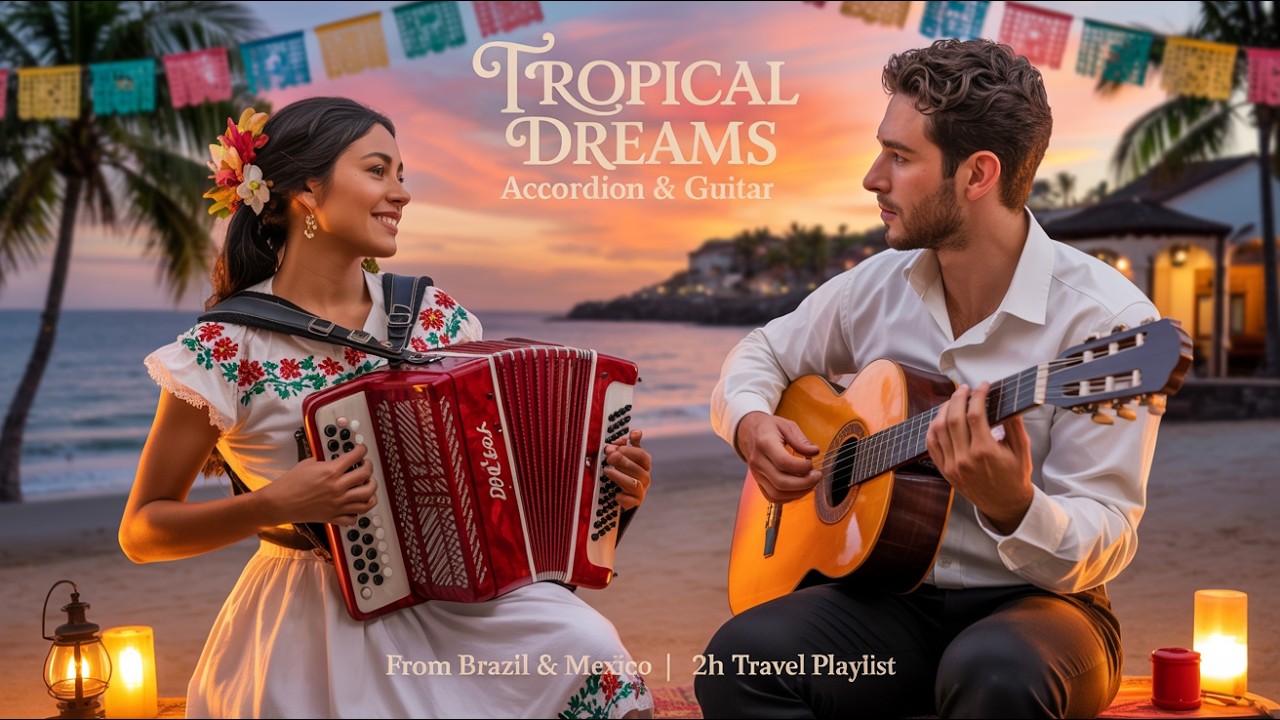 Tropical Dreams | Accordion & Guitar from Brazil & Mexico &bull; 2H Travel Playlist