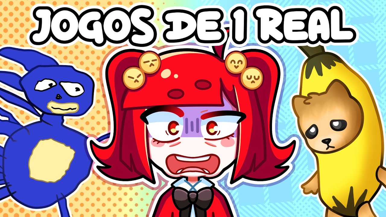 Testei jogos de 1 REAL! 
