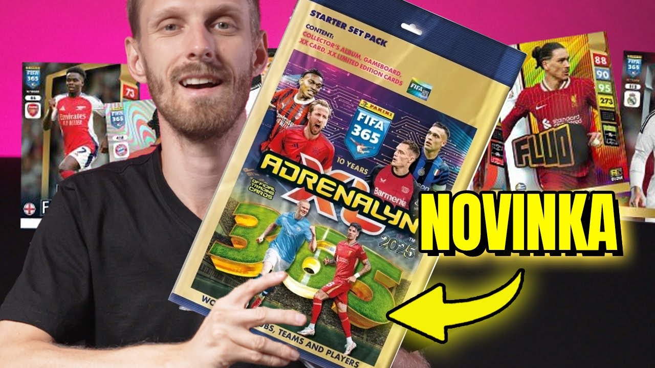 Otevíráme Starter Set fotbalových karet FIFA 365 24/25 od Panini