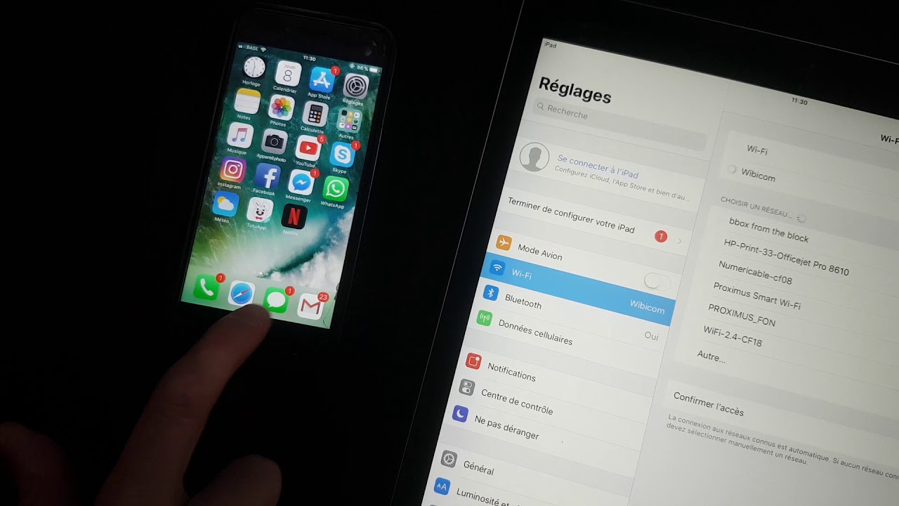 ipad reconditionn&eacute; ne se connecte pas aux wifi