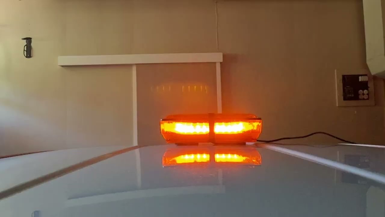 LED Amber Magnetic Mini Lightbar
