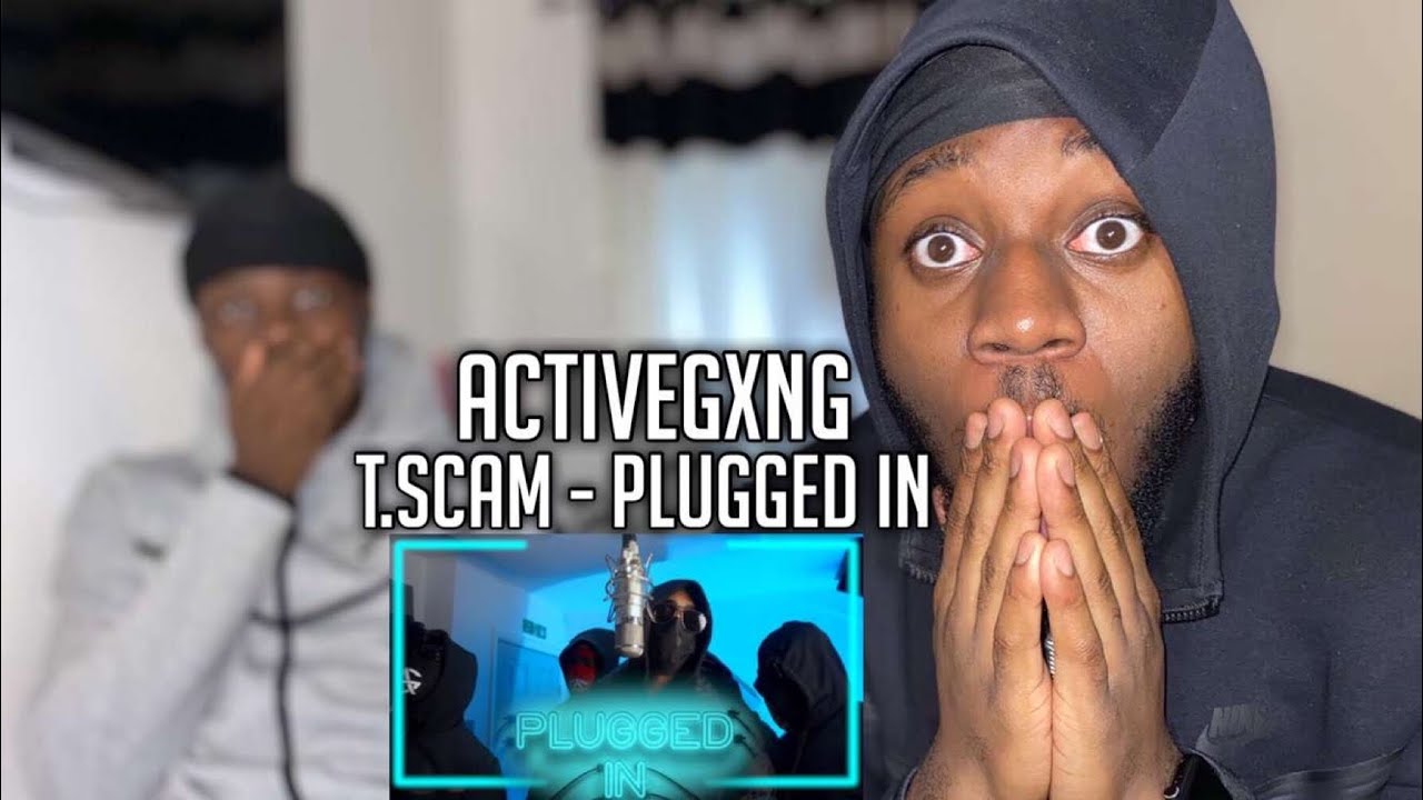 T.Scam is devilish😳 | (ActiveGxng) T.Scam - Plugged In [REACTION]