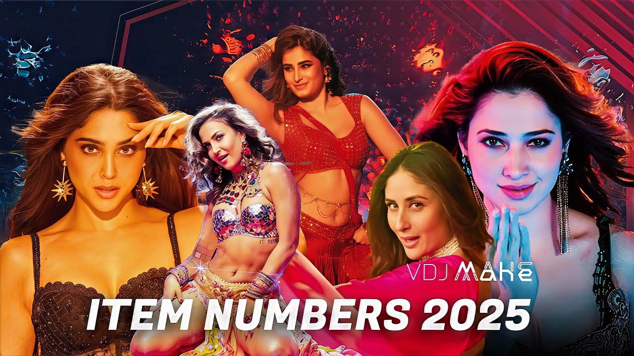 Item Song Mega Mashup (Latest Bollywood South item Songs) Dj Shiv Chauhan & VDJ Mahe - Dancing Songs