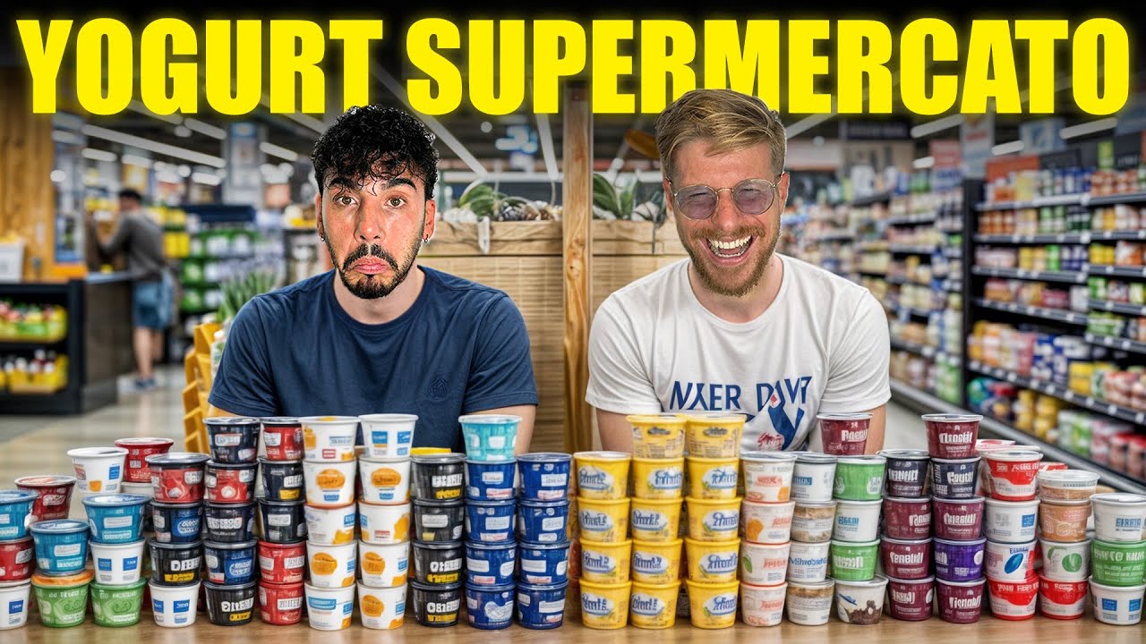 PROVIAMO TUTTI GLI YOGURT ESISTENTI DEL SUPERMERCATO - ODDIO ABBIAMO SCOPERTO DEI GUSTI INCREDIBILI!