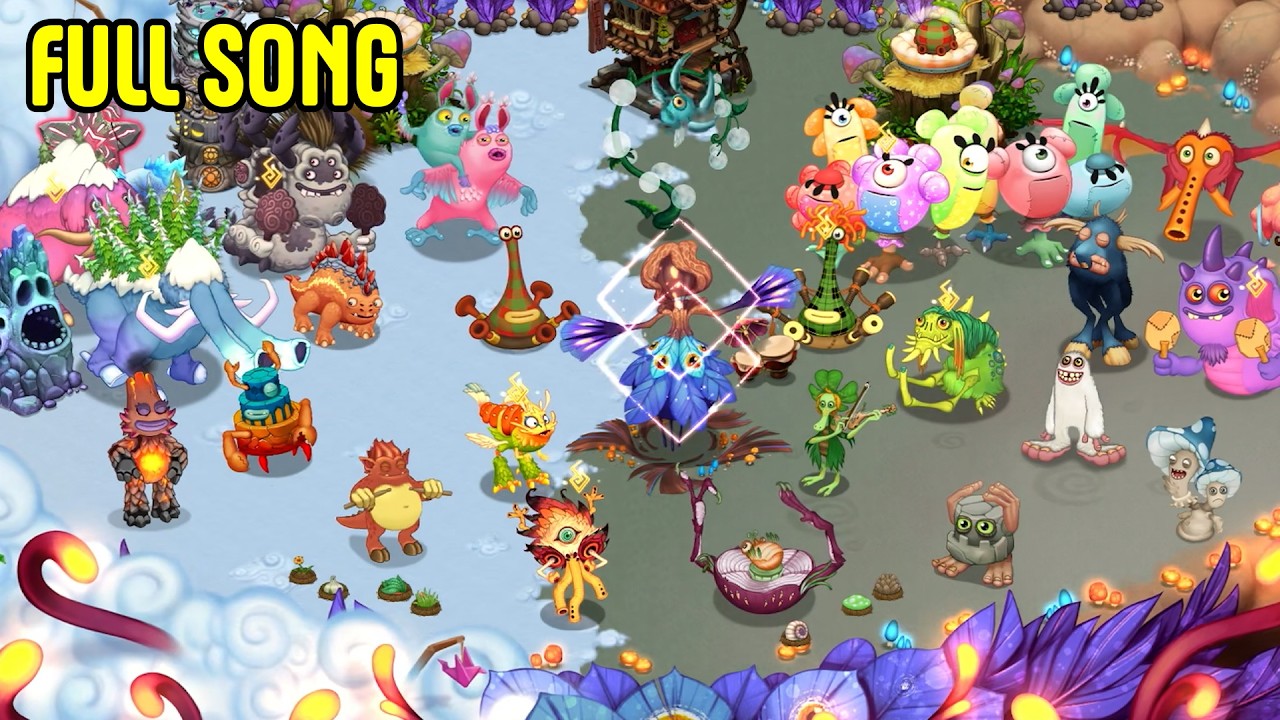 Mirror Faerie Island Full Song + Faesoddoid Fungus (My Singing Monsters)