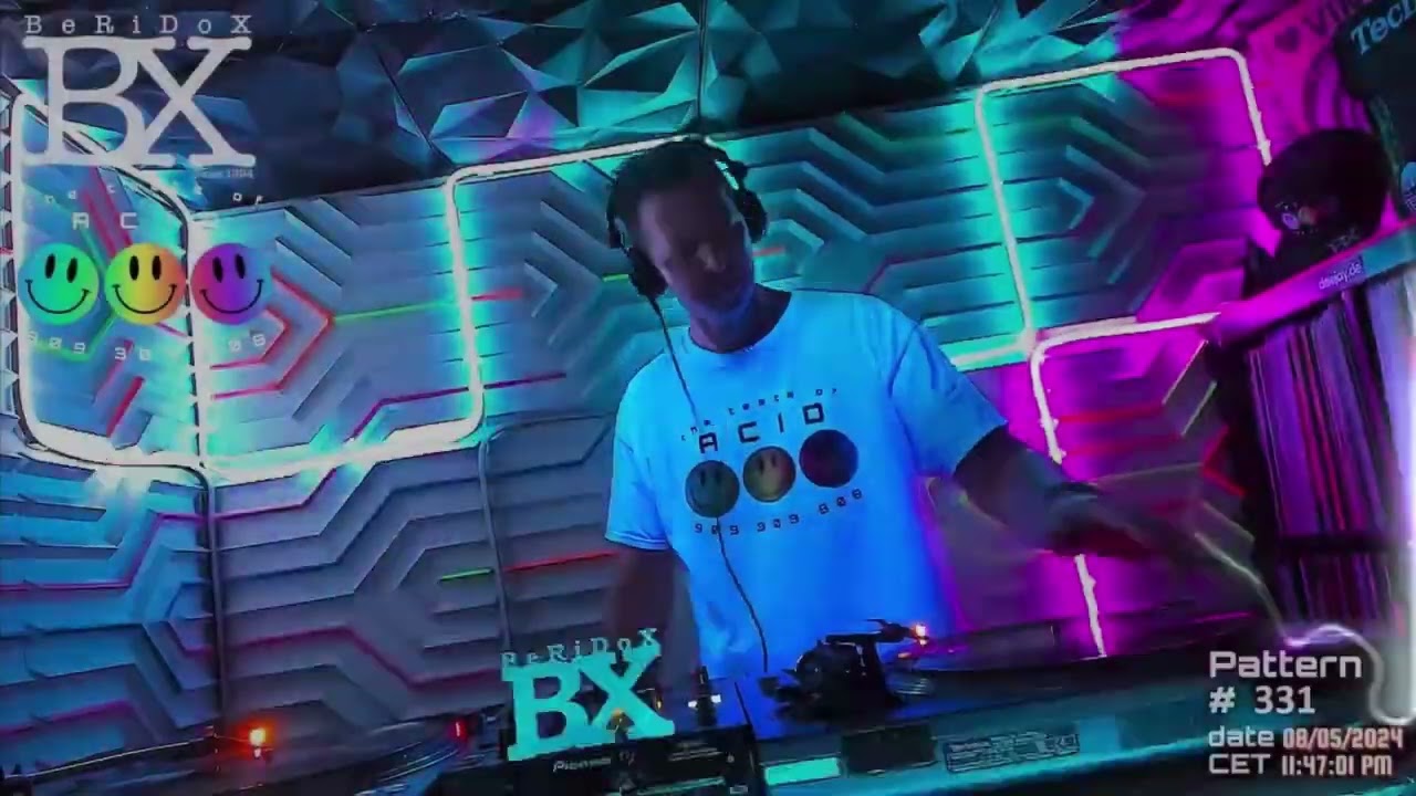 THE TASTE OF ACID techno | live vinyl mix set | Twitch stream | promotion