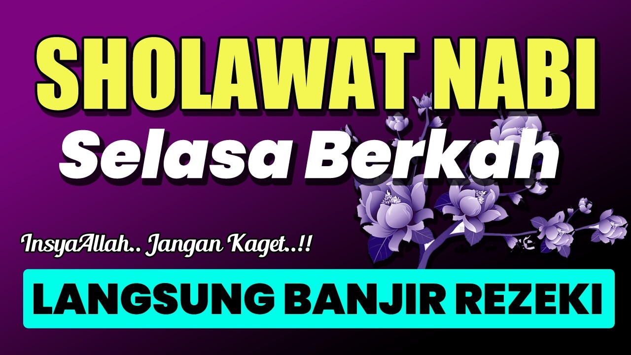 LIVE Amalan Rezeki | Sholawat Jibril hari Ini Menampung Keberkahan Rezeki Terus Menghampiri