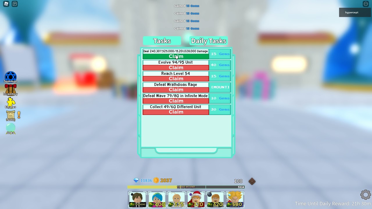 Claiming the entire damage task in ASTD