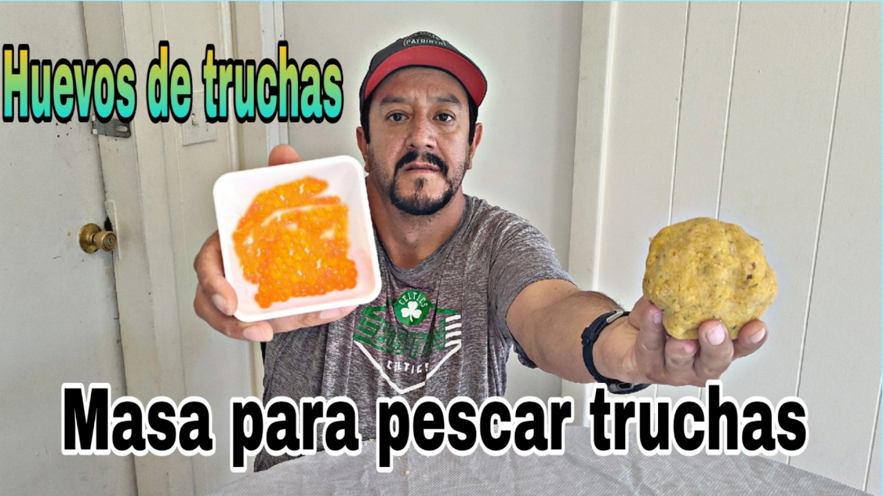 !Super masa con huevos de TRUCHA para pescar TRUCHAS !Masa para truchas