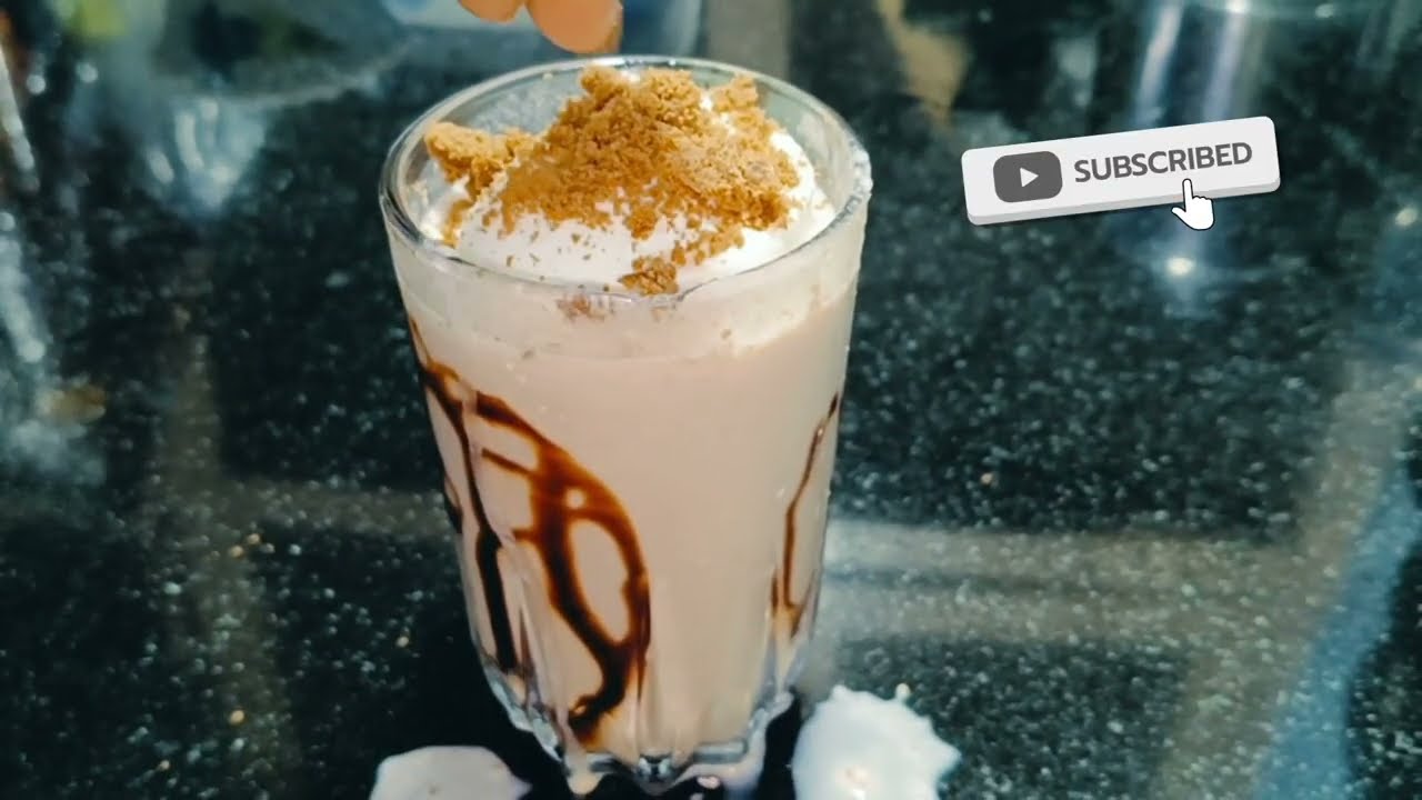 Kitkat chocolate thick shake recipe easy and tasty 