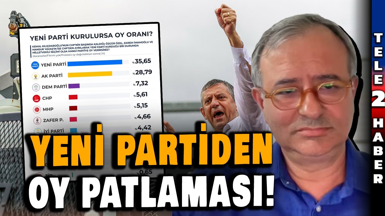 Butlan sonrası ilk anket! Bakın yeni parti kurulursa ka&ccedil; oy alıyor! Tamer Bolat anlatıyor