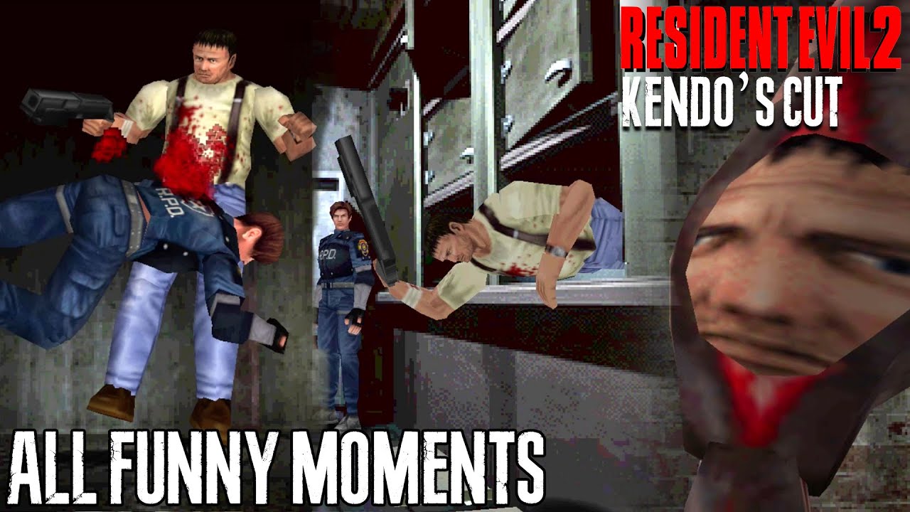 RESIDENT EVIL 2 Kendo's Cut Sitcom | All Best Funny Scenes and Moments (MOD)