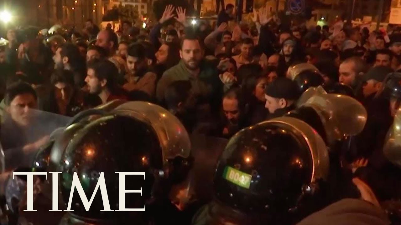 Protests Break Out After Lebanon's Outgoing Prime Minister Backs Businessman To Replace Him | TIME