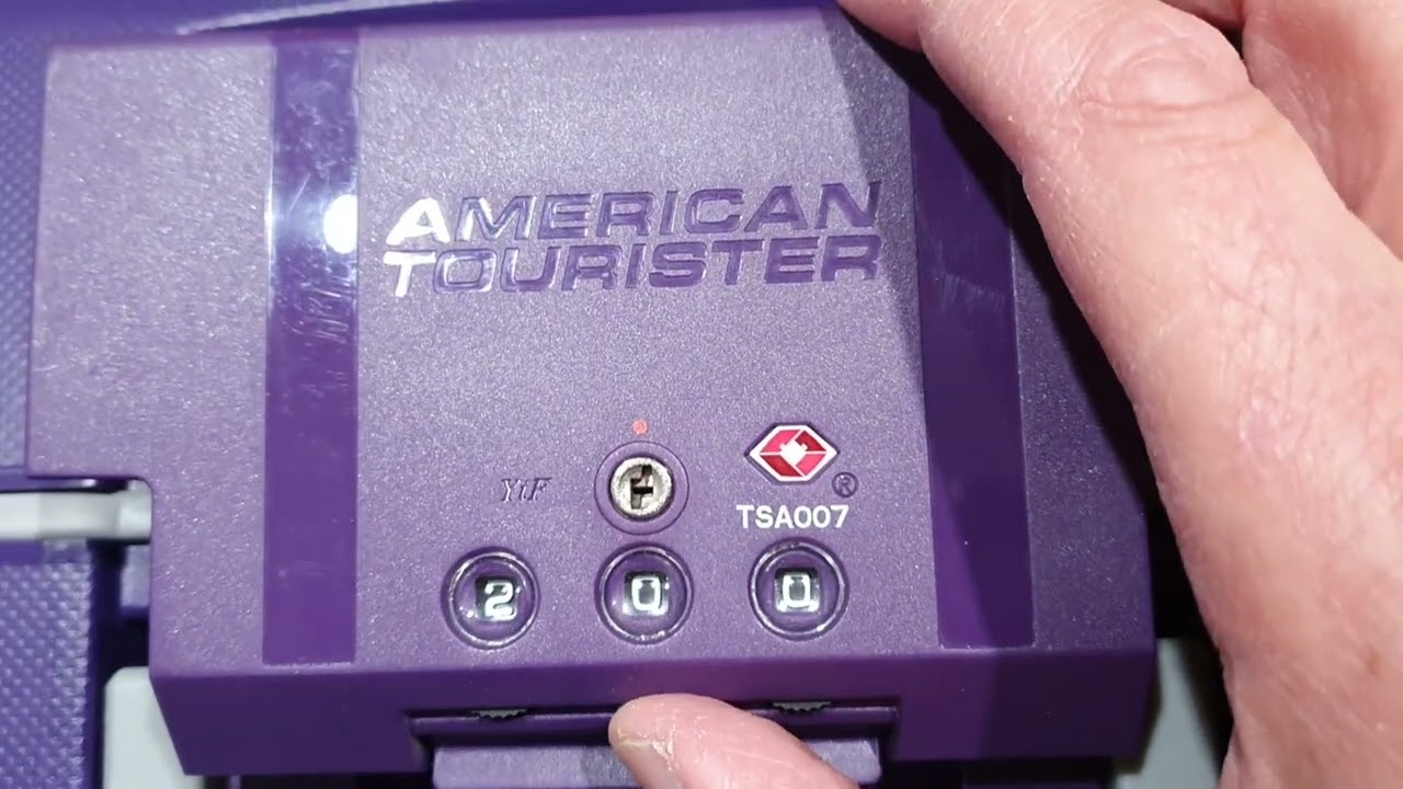 American Tourister TRIGARD lock reset