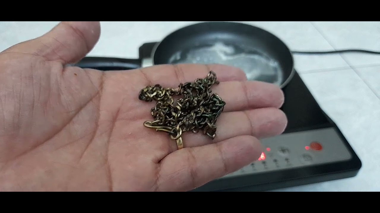 Phương Pháp Làm Trắng Dây Chuyền Bạc Đơn Giản ???