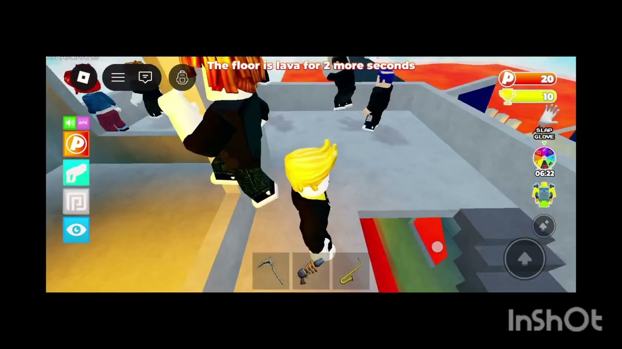 Again play the floor is lava #roblox #game 