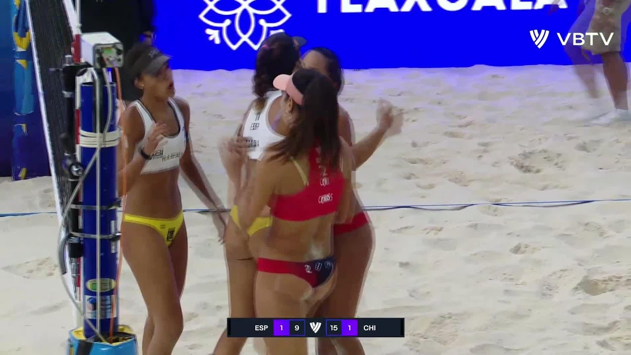 Rivas Zapata/Chris vs. Soria/González - Beach Volleyball - Women - Match Highlights, 16/03/2022