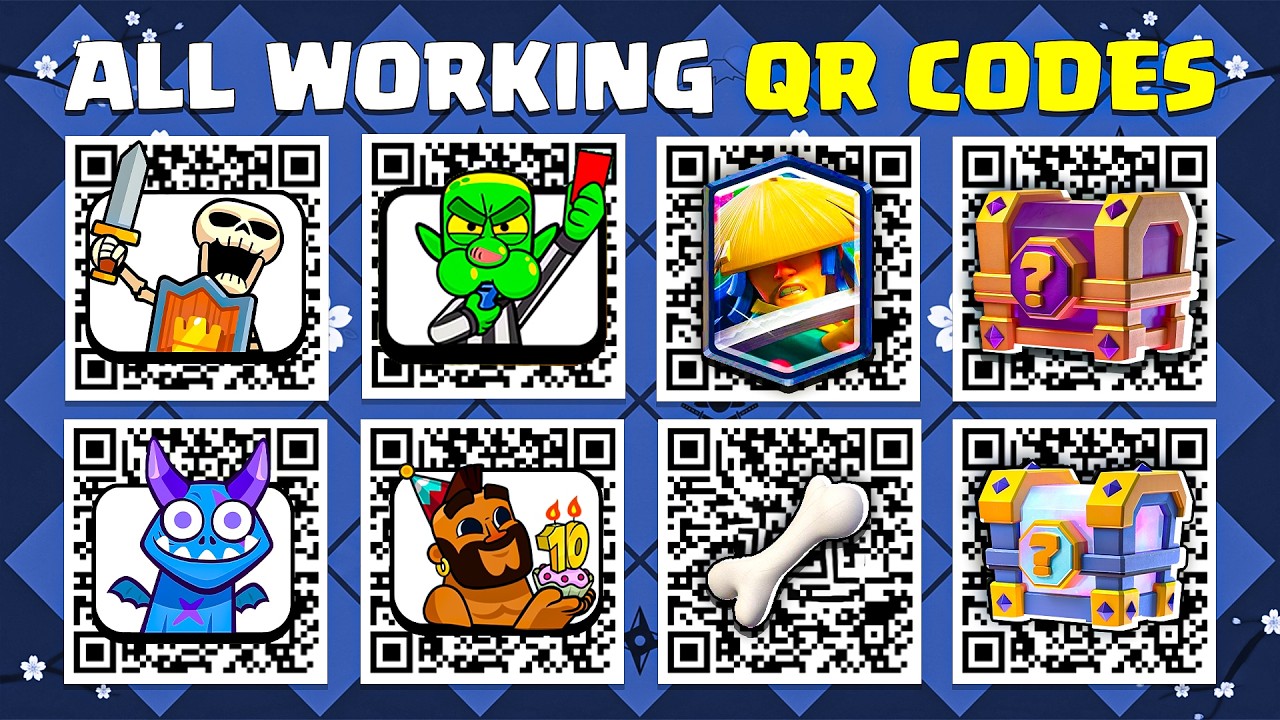 ALL WORKING QR CODES in JULY 2026 Clash Royale