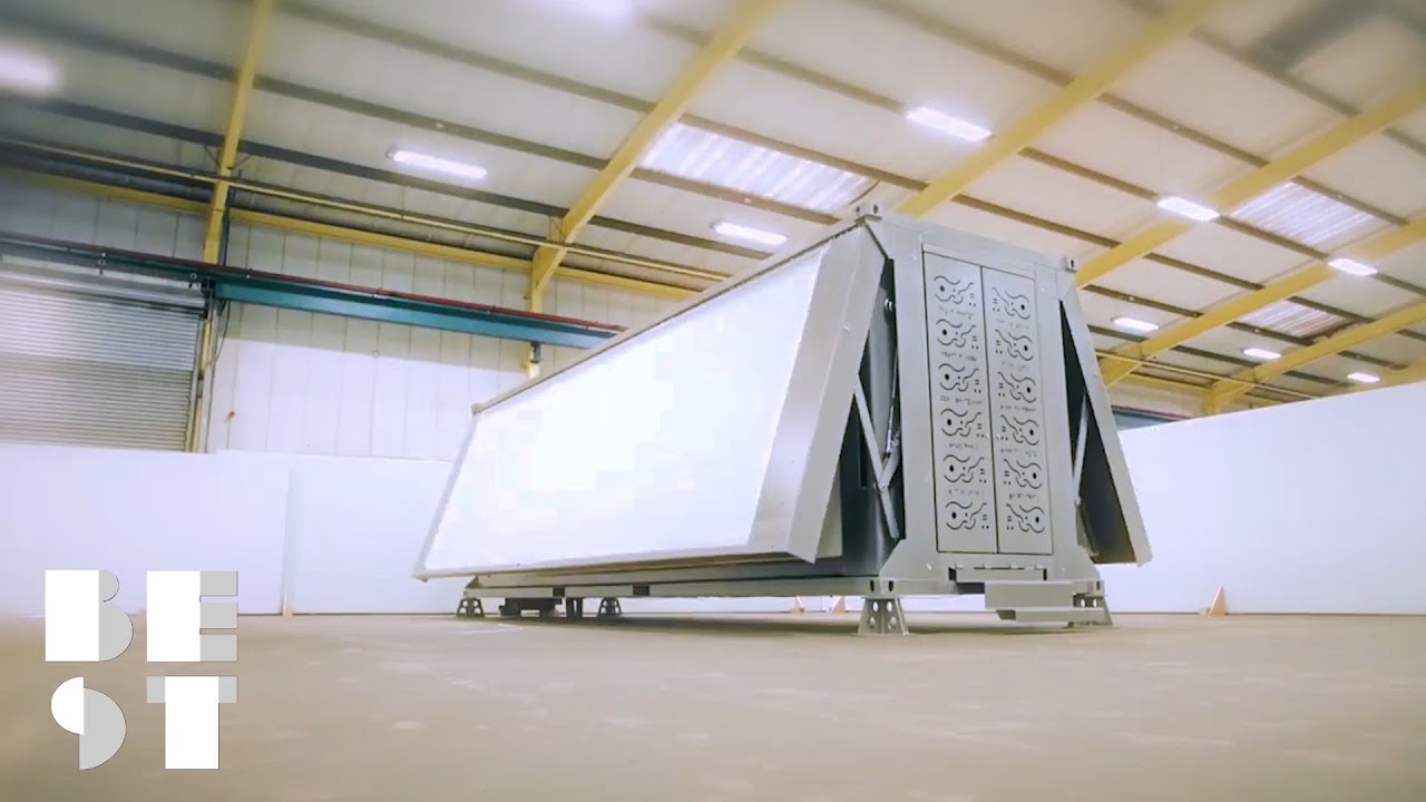 Ten Fold's Foldable House Build Themselves | Best Products