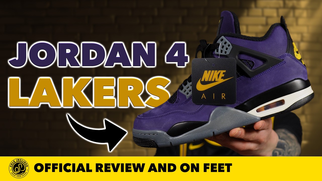 Air Jordan 4 'Lakers (Imperial Purple)' In Depth Review and On Feet!