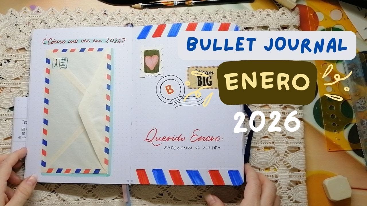 2026 Bullet Journal Enero | Carta especial al primer mes del año