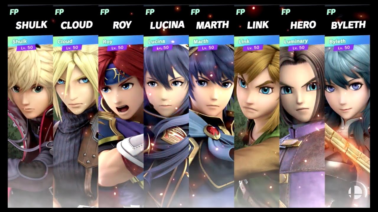 Super Smash Bros Ultimate Amiibo Fights  &ndash; Request #17568 Sword Battle Royale