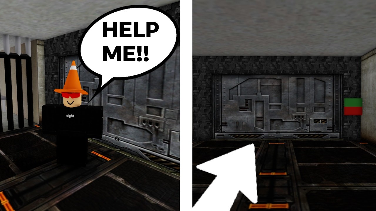 Roblox Area 51 BUT I Cant Open ANY Doors...