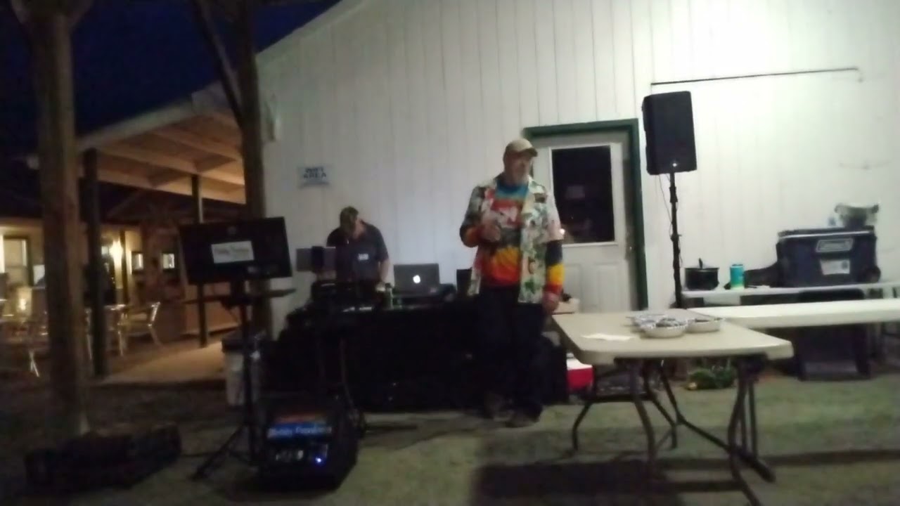 Wes Perron knocking the music into orbit at Keroki. You Rock!!
