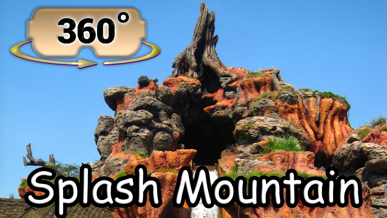 360 / VR 4K Splash Mountain Full Ride w/ Spatial Audio - Magic Kingdom, Walt Disney World - USA