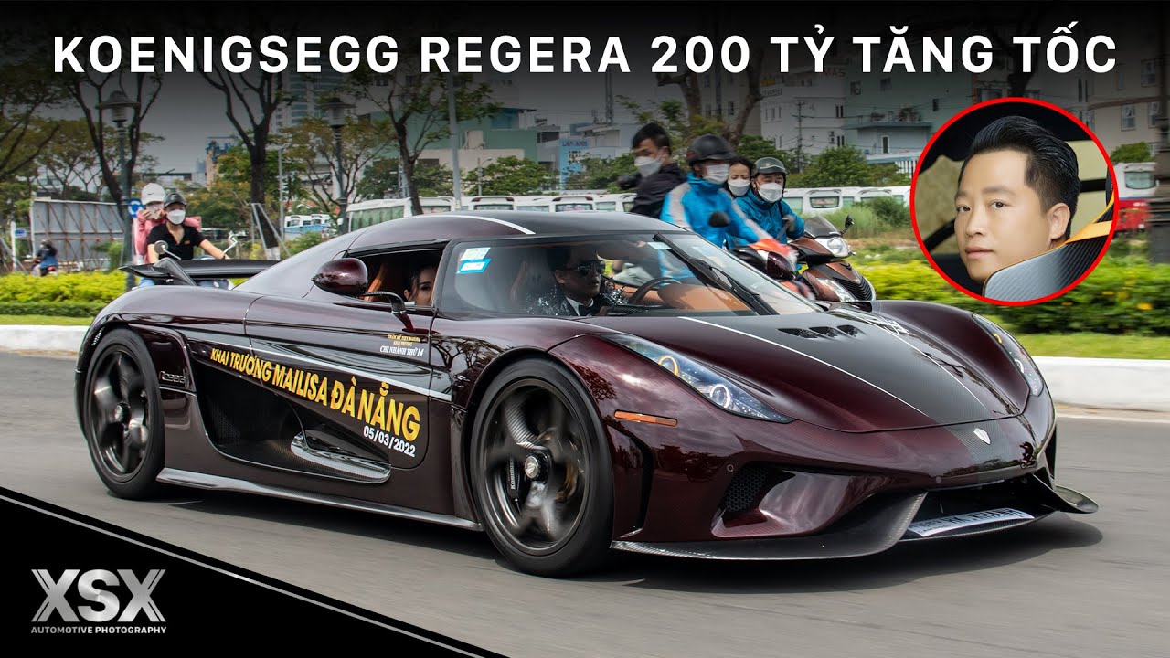 Hoàng Kim Khánh thử khả năng tăng tốc của Koenigsegg Regera 200 TỶ trên đường phố Việt Nam | XSX