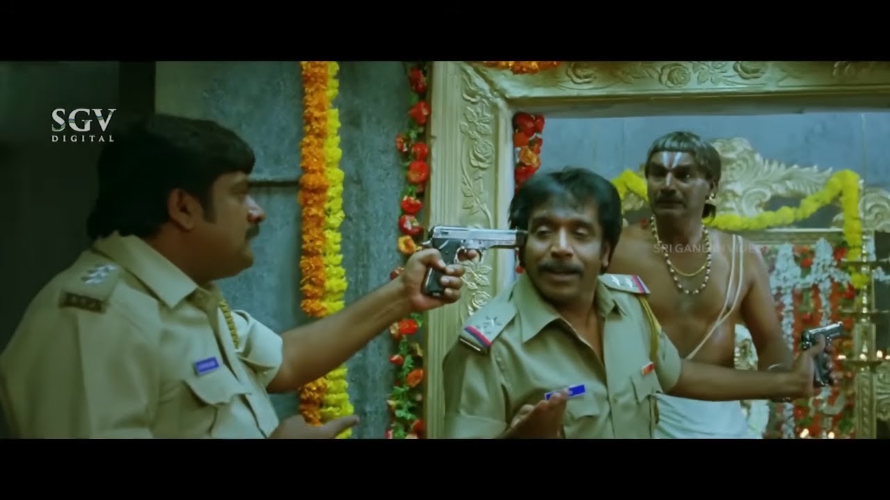 ಪೊಲೀಸ್'ಅನ್ನೇ ಹಿಡುದು ಹಾಕಿ ಕೊನೆಗೆ ಬಕ್ರ ಆದ ರಂಗಾಯಣ ರಘು | Topiwala Kannada Movie Comedy Scenes