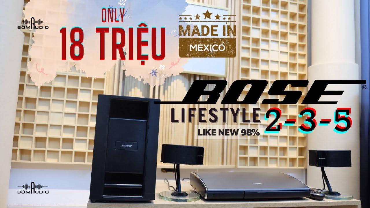 Từng Là Ước Mơ Với Mức Gía Trên 80 Triệu BOSE LIFESTYLE 235 💓Về Em Chỉ 18 Triệu Made In Mexico