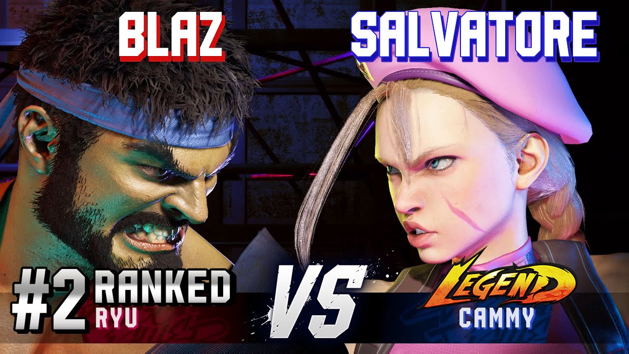 SF6 ▰ BLAZ (#2 Ranked Ryu) vs SALVATORE (Cammy) ▰ High Level Gameplay