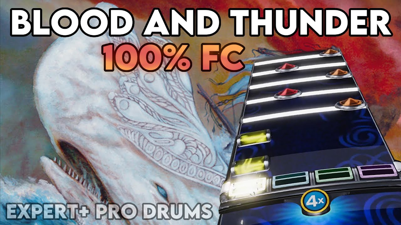 [YARG] "Blood and Thunder" X+ Pro Drums 100% FC