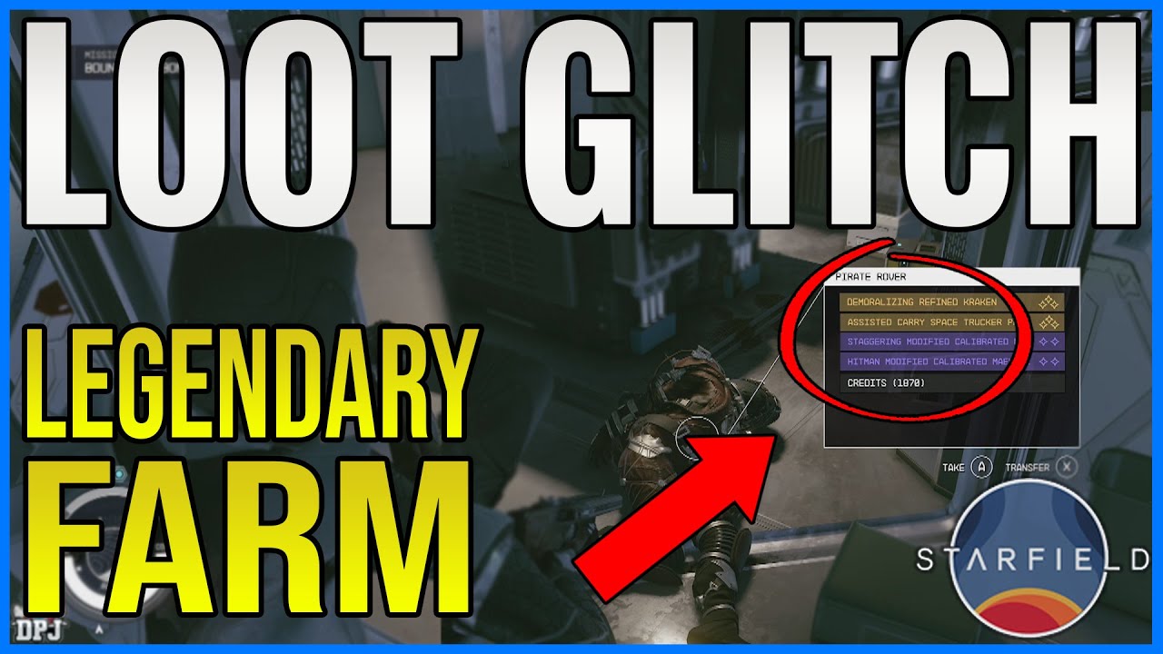Starfield: INFINITE LEGENDARY GLITCH FARM EASY TO DO - Starfield Legendary Loot Farming