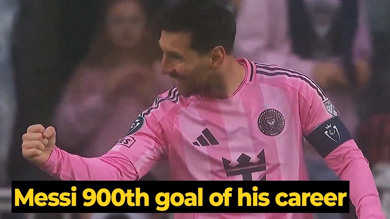 Messi scores his 900th career goal vs Nashville | Inter Miami vs Nashville