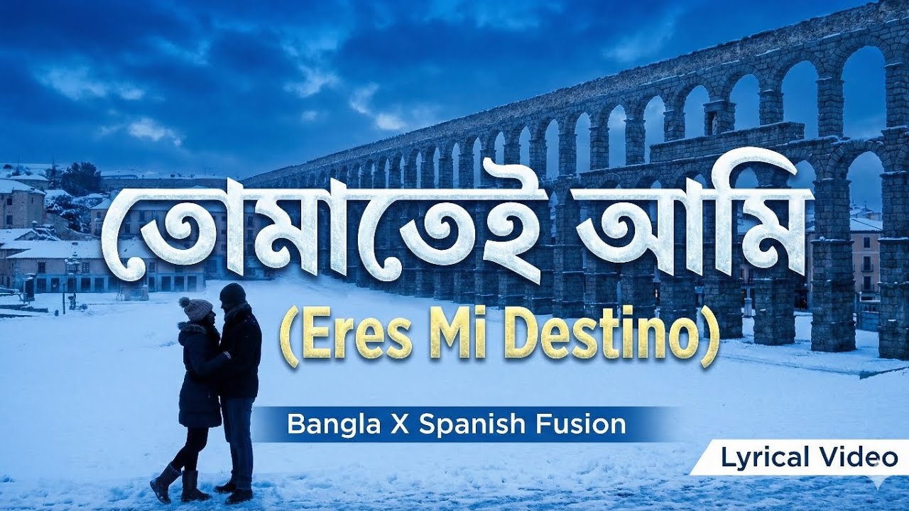তোমাতেই আমি (Eres Mi Destino) | Bangla x Spanish Romantic Fusion | Falak x Ronak | Official Video