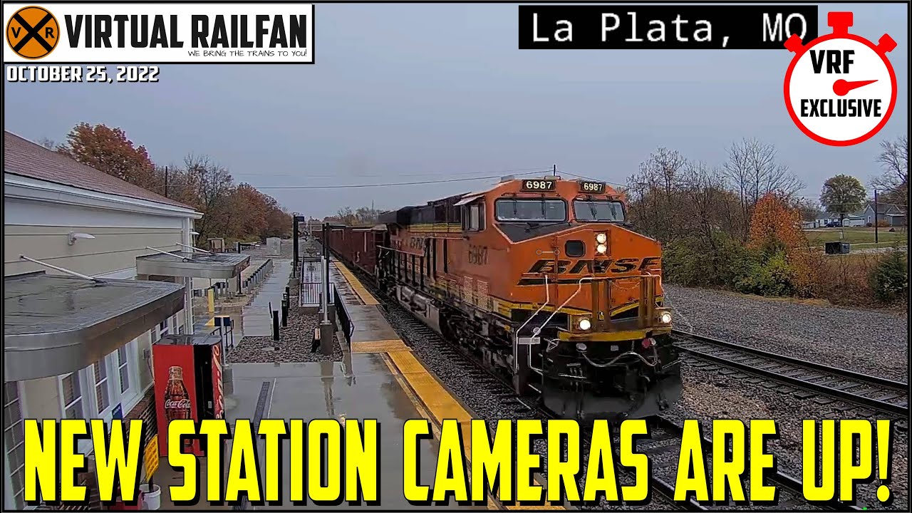 THE NEW CAMERAS ARE UP AT THE LA PLATA, MO STATION!