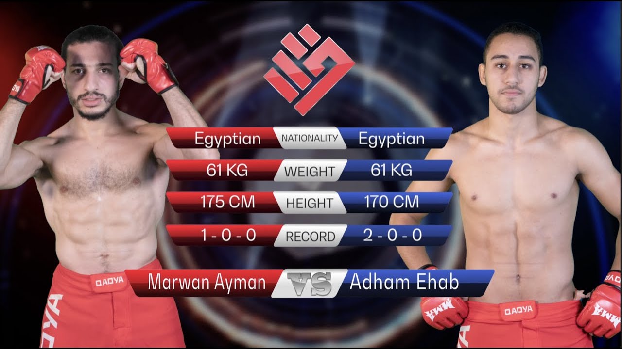 Adham Ehab vs. Marwan Ayman | FULL FIGHT | The Qage 001   #Qadya #Qage001 #mma #fight #fightnight
